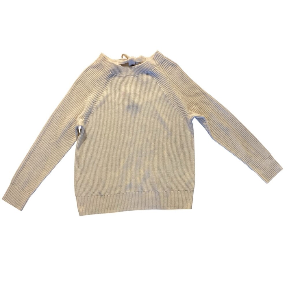 NWT Banana Republic Nylon/Wool/Acrylic Woman Sweater Ivory Size Large